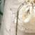 Off white velvet suede potli bag
