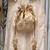 Gold velvet suede potli bag