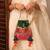 Multicolor pure silk satin potli bag