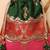 Multicolor pure silk satin potli bag