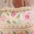 Multicolor floral embroidered potli bag