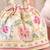 Multicolor floral embroidered potli bag
