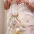 Multicolor floral embroidered potli bag