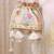 Multicolor floral embroidered potli bag