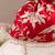 Red pure raw silk potli bag