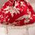 Red pure raw silk potli bag