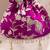 Purple pure raw silk potli bag