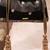 Black semi tissue potli bag