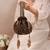 Black pure silk potli bag