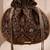 Black pure silk potli bag