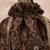 Black pure silk potli bag