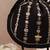 Black embroidered poly silk potli bag