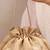 Gold embroidered poly silk potli bag