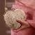 Gold tissue cutwork mirror synthetic clutch