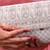 Silver silk brocade clutch