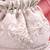 Silver hand embroidered silk potli bag