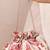 Off white woven georgette potli bag