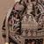 Black woven silk satin potli bag