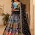 Black Thread Navratri Lehenga Choli With Dupatta