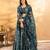 Floral Printed Layered Lehenga Set with Crop Top & Dupatta