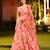 Floral Printed Flared Lehenga Set with Crop Top & Dupatta