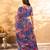 Floral Printed Layered Lehenga Set with Crop Top & Dupatta