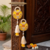 handmade shubh labh yellow pearl tassel door hanging festive home decor (pack of 2)