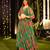 Floral Printed Flared Lehenga Set with Crop Top & Matching Shrug