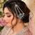Blue Sapphire CZ Jhumar Passa | Pakistani Bridal Headpiece