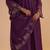 Purple festive kurta set