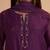 Purple festive kurta set