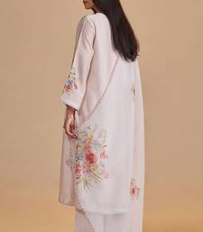 Sea salt and powder blue festive kurta set