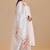 Sea salt and powder blue festive kurta set