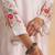 Sea salt and powder blue festive kurta set