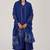 Royal blue festive kurta set