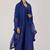 Royal blue festive kurta set