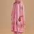 Coral blush festive kurta set