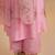 Coral blush festive kurta set