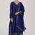 Space blue festive kurta set