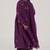 Deep plum silk festive kurta set