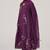 Deep plum silk festive kurta set