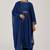 Deep sapphire blue festive kurta set