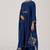 Deep sapphire blue festive kurta set