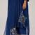 Deep sapphire blue festive kurta set