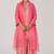 Peach blossom festive bandhani print sharara set