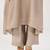 Greige silk festive co-ord set