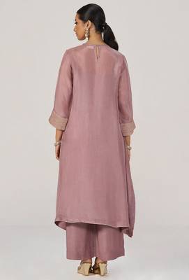 Woodrose silk festive co-ord set 2