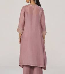 Woodrose silk festive co-ord set