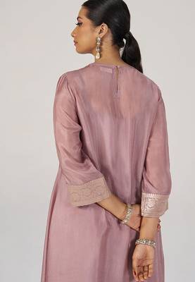 Woodrose silk festive co-ord set 5