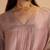 Shell pink tissue festive kurta set